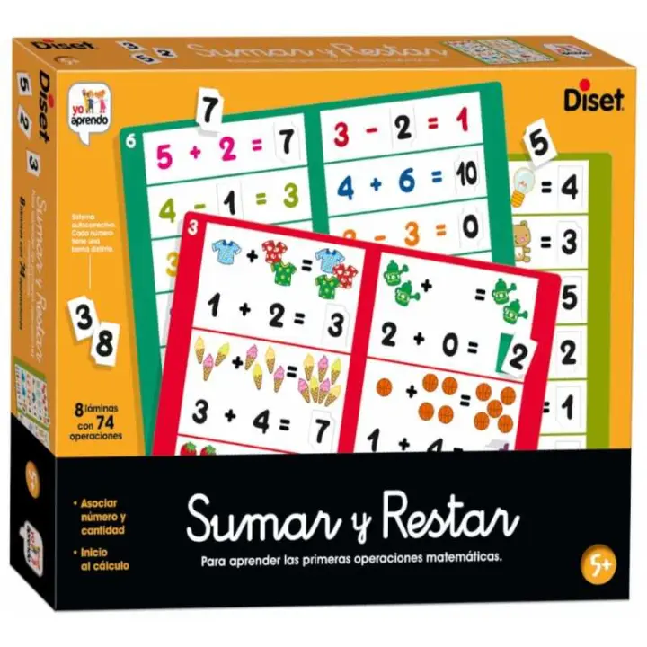 Juego educativo Infantil Sumar y Restar Diset - 1