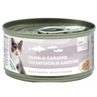 SNACK MASCOTAS BUBI NATURE CAT ATUN & SARDINA 70GR VET - 1