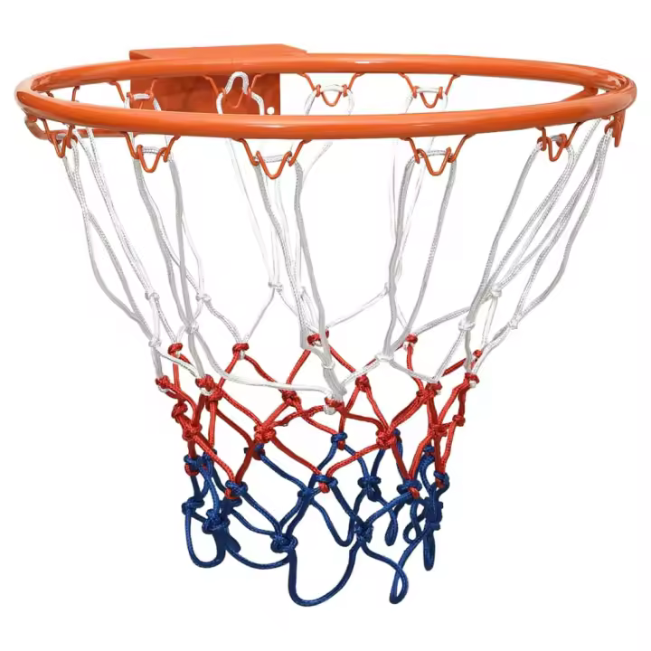 vidaXL Aro de baloncesto acero 39 cm canasta de baloncesto Color orange,  Negro, y mas - 1
