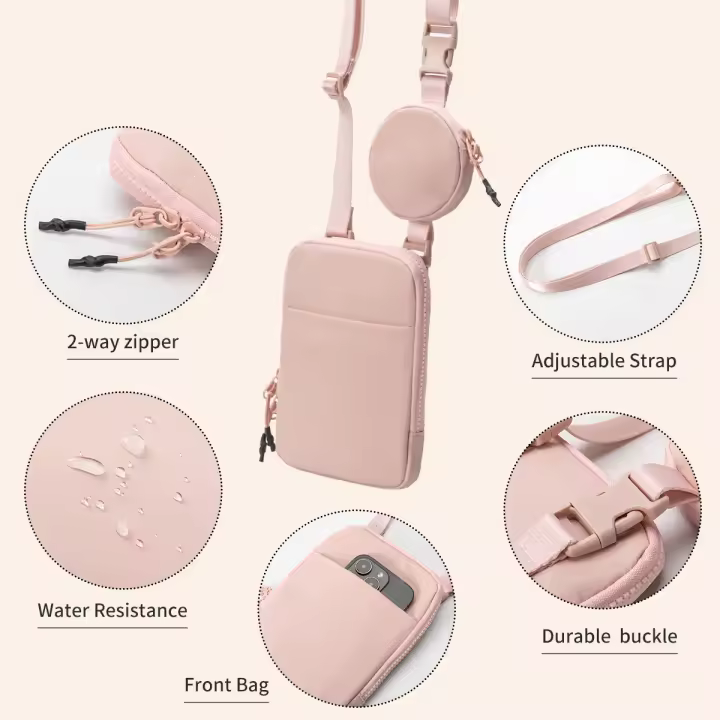 Bolso de la faja para las mujeres, bolso desmontable del Madre-y-Niño del tamaño, bolso de hombro, bolso impermeable de Lulu DE LOS - 1