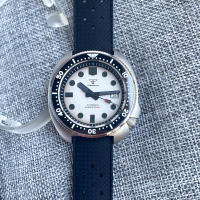 Reloj Automático De Acero Inoxidable Para Hombres Resistente Al Agua 30Bar Con Bisel De 120 Clicks Y Corona De 4.1 Pulgadas Cristal De Zafiro Blanco Turtle Professional Diver Master - details 4