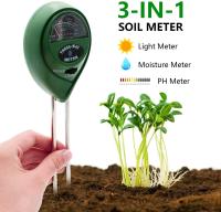 Kit De Prueba De Tierra Para Plantas Con Medidor De Humedad Y pH 3 En 1 Herramienta De Acidez Y Luz Para Flores Y Jardín - details 0