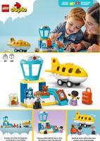 LEGO® DUPLO® Mi Ciudad Primera Vez en el Aeropuerto Juguete para Construir y Jugar con Imaginación, Regalo para Bebés de 2 Años o Más, con un Modelo de un Avión y 2 Figuras 10443 - details 0