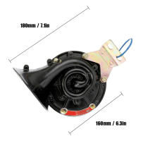 Bocina Eléctrica De Caracol Super Fuerte 105dB Impermeable 12V/24V Para Coche Motocicleta Camión Barco Vehículo Ruido Furioso - details 7