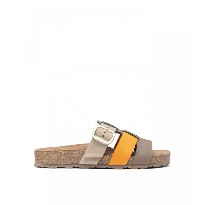 Sandalias Anatómicas mujer YOKONO JERBA 137 PALA BIO NOBUCK CITRON 35088 25V - 1