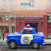 Coche De Juguete De Aleación Simulación Policial Adorable 1:38 Con Sonido Y Luz Modelo De Metal Para Decoración Y Regalo Para Niños - details 1