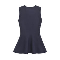 Vestido Mini De Encaje Para Mujer TRAFSHE Con Cuello Redondo Y Mangas Sin Mangas Vestido De Punto Vintage De Corte Slim - details 2