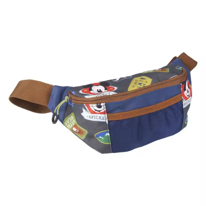 Riñonera Mickey Mouse 73367 Azul Junior - Estampados en Toda la Superficie - 1