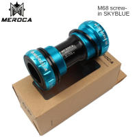 Juego De Eje Inferior De Bicicleta MEROCA 24mm through Axis BSA BB68/73mm Aleación De Aluminio Acero De Precisión Para Bicicleta De Montaña Y Carretera - details 20