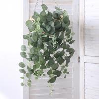Flores Artificiales De Muro Verde Hojas De Eucalipto Colgantes Planta Falsa Vínculo Para Decoración De Hogar Navidad Boda Fondo De Escena Disposición - details 3