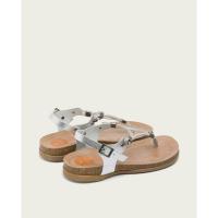 PORRONET 3020-033 Sandalias planas de Mujer 32127 24V ESCAVA TUBULAR PLATA - details 2