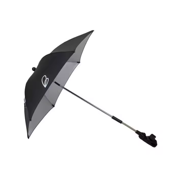 Asalvo Sombrilla Universal para Silla de Paseo de bebé – Protección Solar UPF50+, Flexo Ajustable y Compatible con la Mayoría de Sillas - 1