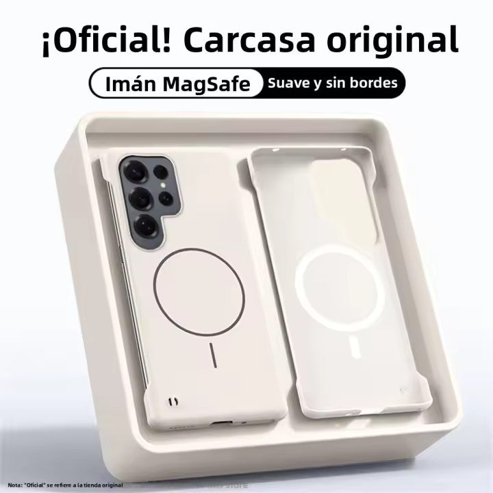 Funda Protectora Magnética Para Samsung Galaxy S25 S26 S24 Ultra S23 S22 S21 plus A56 A55 A35 A16 A15 A54 A34 Compatible Con Magsafe - 1