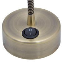 Luces de Lectura de pared flexibles/lámpara de noche con interruptor, LED Cree de 1*3 vatios, Bronce MY-b031 [Clase de eficiencia energética A ++] SY - details 1