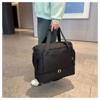 Bolsa De Gimnasio Grande Para Mujer Con Separador Seco Y Humedo Bolsa De Viaje Impermeable Con Bolsillo Para Zapatos Bolsa Deportiva De Yoga Portátil De Oxford - details 18