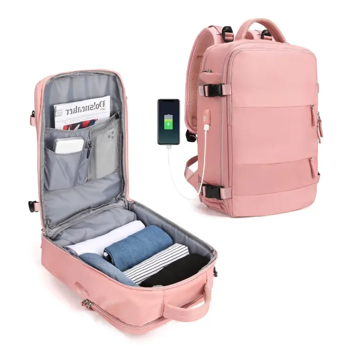 Mochila Viaje Cabina Avion 42*32*20 para Ryanair,  maletas de viaje cabina avion Bolsa de Cabina  para EasyJet Equipaje de Mano Cabina Avion Mochila de Senderismo - 1