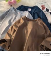 Camiseta De Algodón Para Hombre De 7.4 Oz 210gsm Color Sólido Oversized Con Mangas Cortas Estilo Casual Para El Verano Disponible Hasta 5XL - details 19