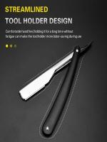 Afeitadora Manual Plegable Portátil Para Principiantes Apto Para Mujeres Accesorio De Peluquería Seguro Para Cejas Y Cabello - details 10