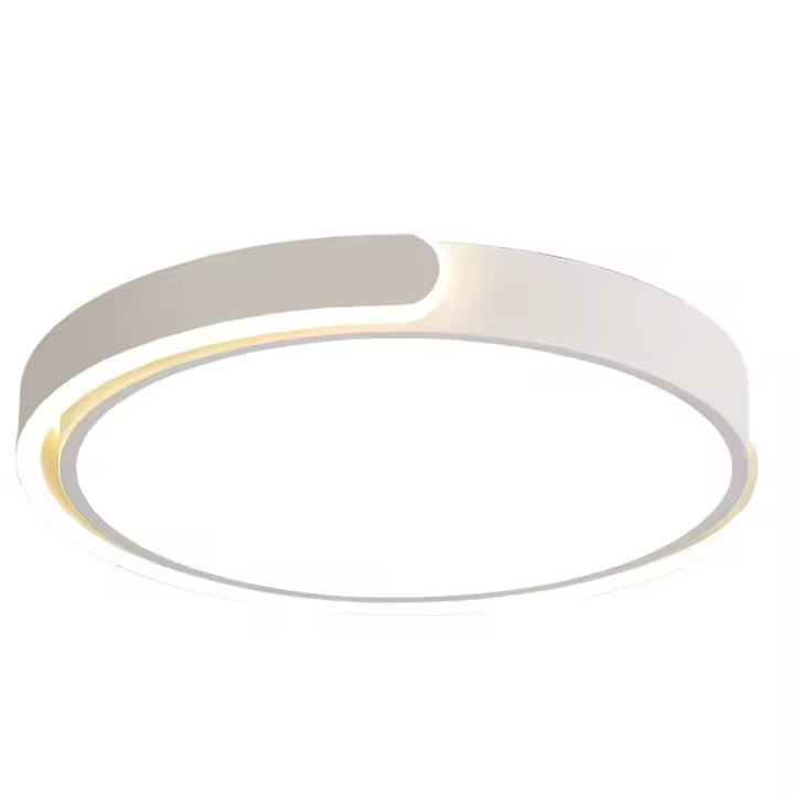 Plafón LED, color blanco, regulable tres colores, luz blanca, luz cálida, luz amarilla, 48W + 48W Ø50 CM - 1