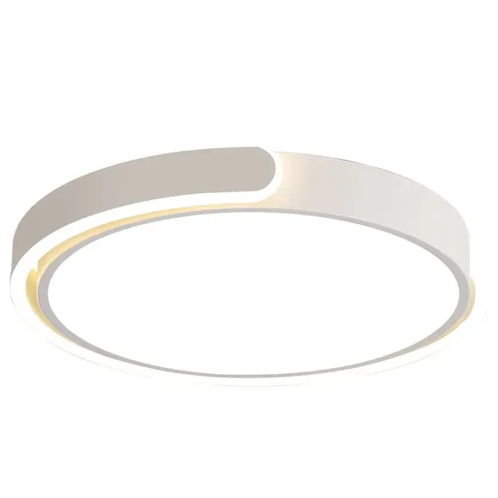 Plafón LED, color blanco, regulable tres colores, luz blanca, luz cálida, luz amarilla, 48W + 48W Ø50 CM - 1
