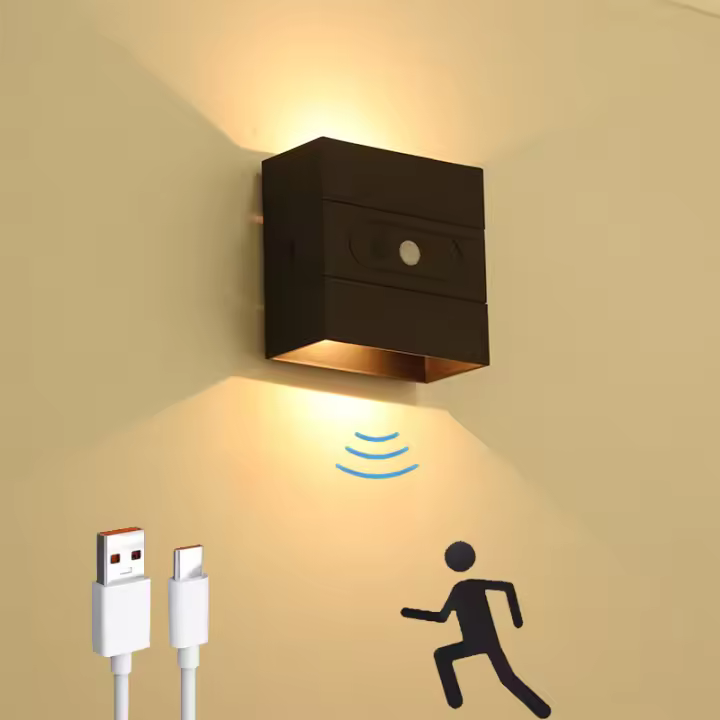 Lámparas De Pared Modernas 1800mAh Iluminación De Fondo Para Armario Luz Sin Cable Con Control Remoto Para Decoración Interior Exposiciones Artísticas - 1