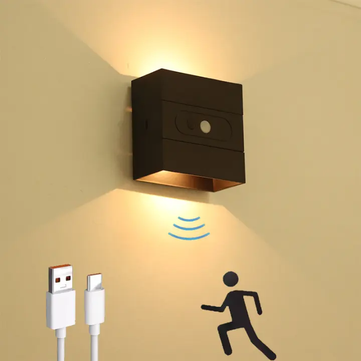 Lámparas De Pared Modernas 1800mAh Iluminación De Fondo Para Armario Luz Sin Cable Con Control Remoto Para Decoración Interior Exposiciones Artísticas - 1