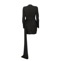 Vestido De Noche Elegante Para Mujer Con Sequinias Y Cuello En V Manga Larga Vestido De Fiesta De Boda Miniatura A-Line - details 33