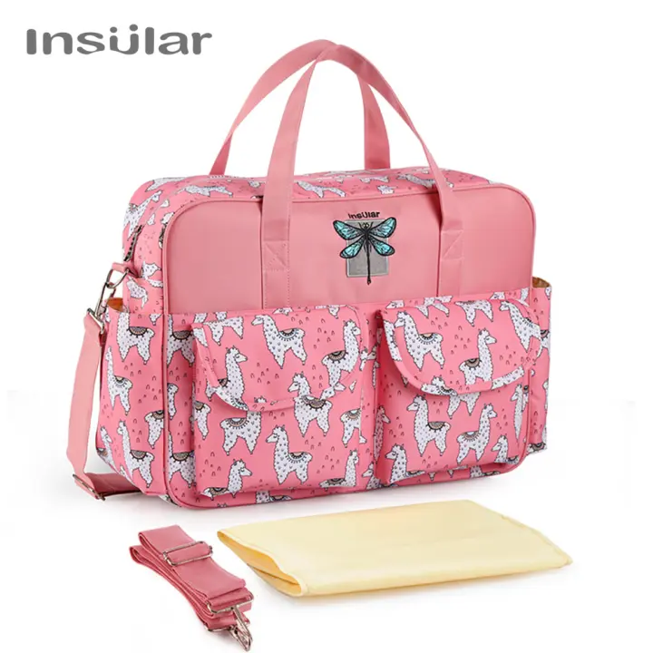 Nueva Estilo Bolsa De Pañales Impermeable Gran Capacidad Para Viaje Multifuncional Para Maternidad Bebé Carrito De Compras - 1