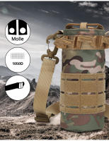Bolsa Táctica De Agua Para Deportes Al Aire Libre Con Suelto Molle Y Correa De Hombro Portabotella De Nylon Para Viajes Y Caza - details 4