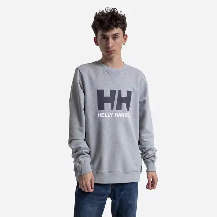 Sudadera Helly Hansen gris sin capucha   HH Logo Crew Sweatshirt - 1