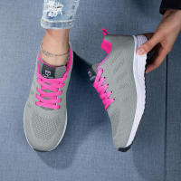 Zapatillas Casuales Para Mujer Transpirables De Malla Zapatos Deportivos Plataforma Tenis Feminino Con Cordones Suela De Goma - details 3