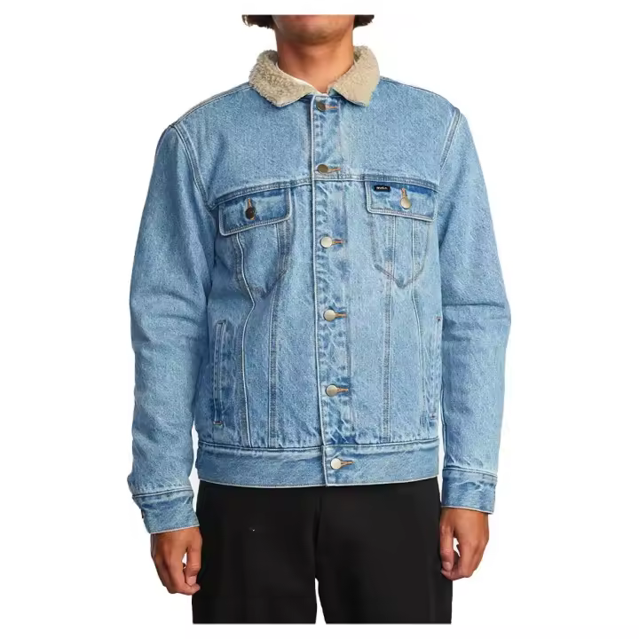 Ropa hombre Chaquetas Rvca Chaqueta Vaquera Waylon Azul - 1