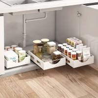 JUPPLIES - Cajones Extraibles Para Cocina de Tamaño Ajustable - Organizador de Cocina Telescopico Multiusos - Almacenamiento para Armarios de Cocina en Cajon Extraible - details 2