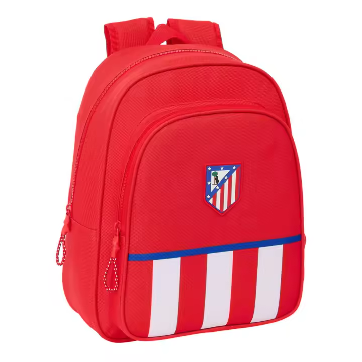 MOCHILA INFANTIL ADAPTABLE A CARRO ATLÉTICO DE MADRID 27X33X10 CM (Safta 612485524) - 1