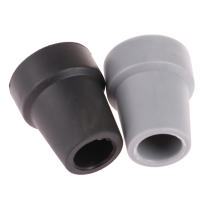 1/2Pcs Punta De Madera Antideslizante De Goma Para Pala De Camuflaje Durable Y Resistente Reemplazo Para Bastón De Madera - details 0