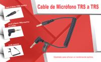 Banner - Cable de Microfono TRS a TRS de 3.5mm espiral acodado-recto