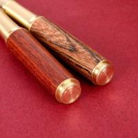 Mini Pluma De Madera De Bolsillo Pluma De Tinta Metálica Para Negocios Y Escuela Suministros De Escritura Portátil Regalo Estilo De Oficina - details 5