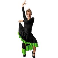 Falda de Flamenco con Dos Volantes para niña. Tallas y Colores a Elegir. - details 5