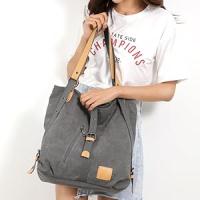 Mochila de bandolera, bolsos de lona versátiles y multifuncionales para las mujeres niñas, elegantes bolsos cruzados, mochila - details 4