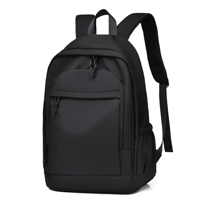 Mochila sencilla de gran capacidad para chica universitaria, mochila ligera unisex, mochilas escolares de color sólido para estudiantes - 1