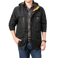 Chaqueta De Viento Para Hombre Impermeable Militar Con Multiple Bolsillos Para Motocicleta Y Camping Tamaño M-5XL - details 2
