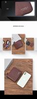 Cartera Trifold Para Hombre De Gran Capacidad Con Patrón De Cocodrilo Cierre De Cremallera Y Costuras Multifuncional Estilo De Moda - details 4