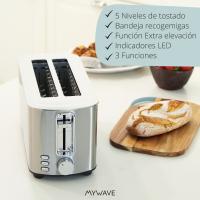 MyWave MWTOS-LDI Tostador Largo Doble Ranura Inox - details 2