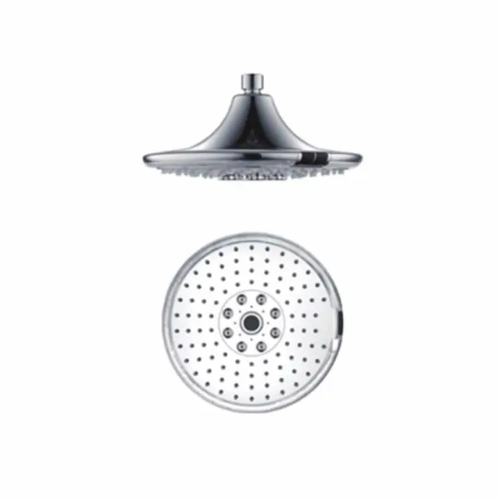 Sined Led 3 Ducha De Lluvia Redonda De 24 Cm With Led Y 3 Funcones De Chorro Gris - 1