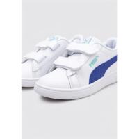 Puma PUMA SMASH 3.0 L PS   Deportivas Con Velcro Niño Blanco - details 1