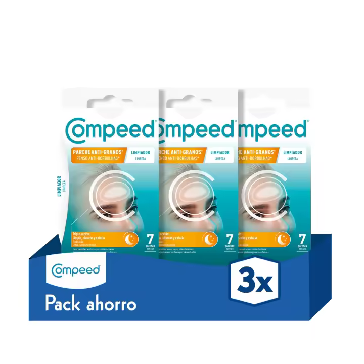 COMPEED Anti-granos limpiador 7 uds - pack x3 - 1