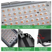 Luz Negra Ultravioleta 100W, Foco Luz UV con enchufe, 395-400nm Luz Negra UV IP66 Impermeable Luces Ultravioleta para GLOW Fiesta,Bar,Halloween,Fiesta,Neón,Black Light Party,Disco - details 0
