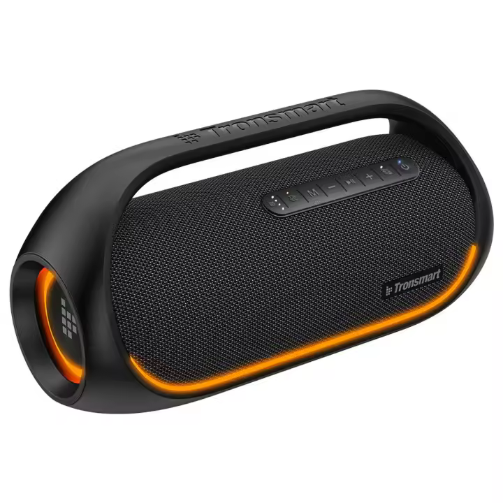 Tronsmart Bang Edición Mejorada Altavoz Portátil máximo 70W, Potente, Luces Led y Bluetooth 5.3, Waterproof IPX6 y Power Bank, Sonido Estéreo, AUX e TF, con NFC, para Fiesta, Party, Outdoor, - 1