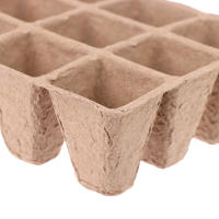 5Pcs Bandeja De Semillero Biodegradable Con 12 Agujeros Para Jardinado Sistema De Crecimiento Hidroponía Herramientas De Plantación - details 23