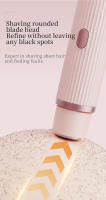 Afeitadora Eléctrica Para Mujer Epilador De Bikini Trimmer Shaver Eléctrico Para Área Privada Axilas Piernas Y Cabello Facial Eliminación De Pelo - details 9